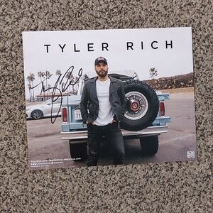 Tyler Rich Hand Signed Autograph Photo